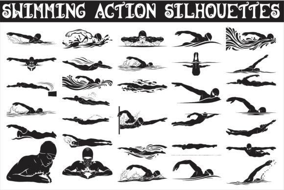 A Dynamic Swimming Action Silhouettes3: What to Check Before You Buy or Use This Swim Silhouette Set