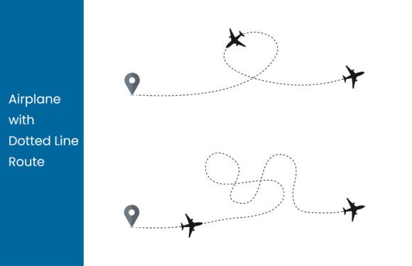 Airplane with Dotted Line Route: A Practical Visual Tool for Travel and Beyond