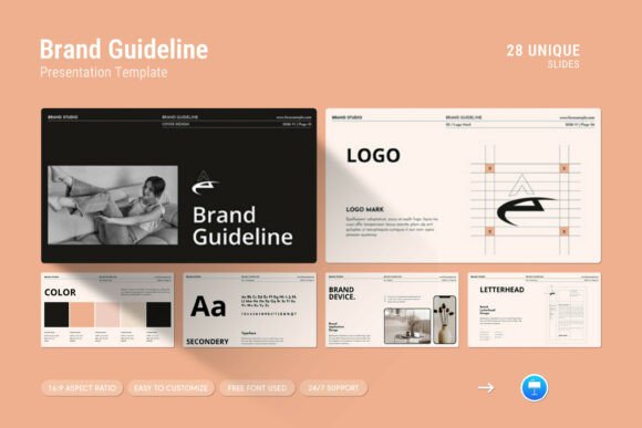 Brand Guideline Keynote Template – A Strategic Tool for Clear Visual Communication