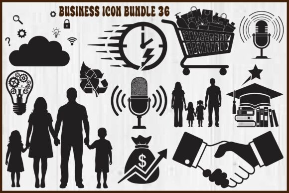 Business Icon Silhouette Bundle: What It Offers and How It Compares to Other Design Resources