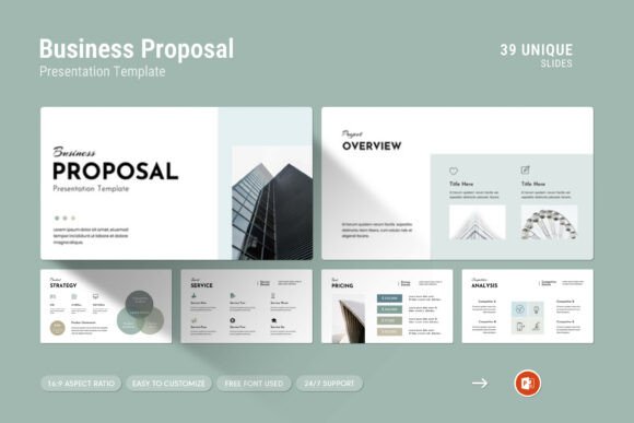 Business Proposal Powerpoint Template: Present Your Work with Clarity and Confidence