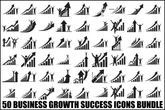 Evaluating the 50 Business Growth Success Icons Bundle for Professional Design Projects