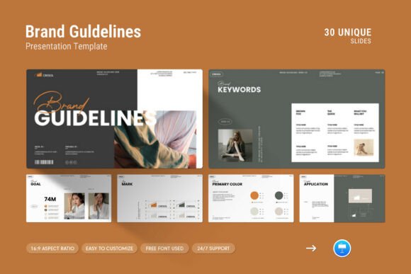 Evaluating the Brand Guidelines Keynote Template for Professional Presentations