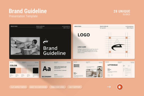 Mastering Professional Branding: A Complete Guide to Using the Brand Guideline PowerPoint Template