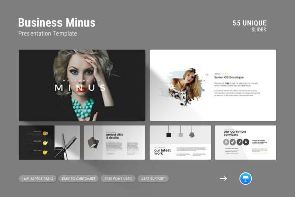 Minus Keynote Presentation Template