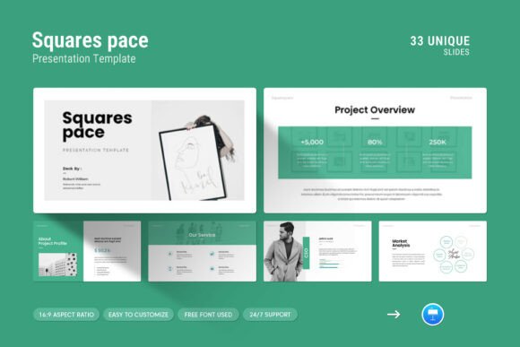 Squarespace Keynote Presentation Template