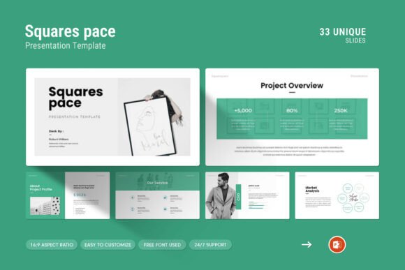 Squarespace Powerpoint Template: A Professional Presentation Tool for Modern Creators