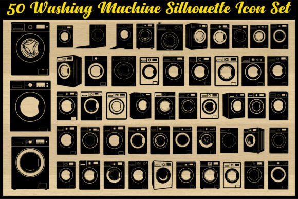Washing Machine Silhouette SVG Bundle: A Strategic Design Asset for Branding, Content, and Production