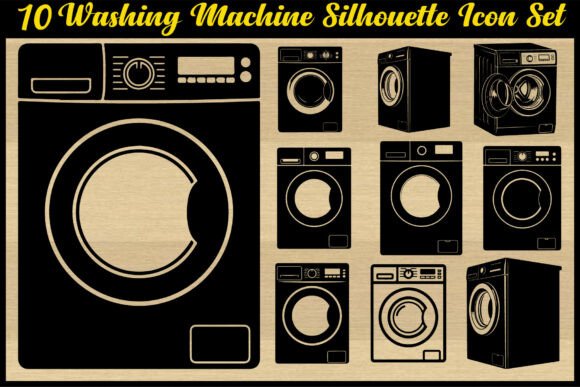 Why the Washing Machine SVG Silhouette Bundle Is a Must-Have for Modern Design Projects